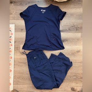 Navy Greys Anatomy Scrubs